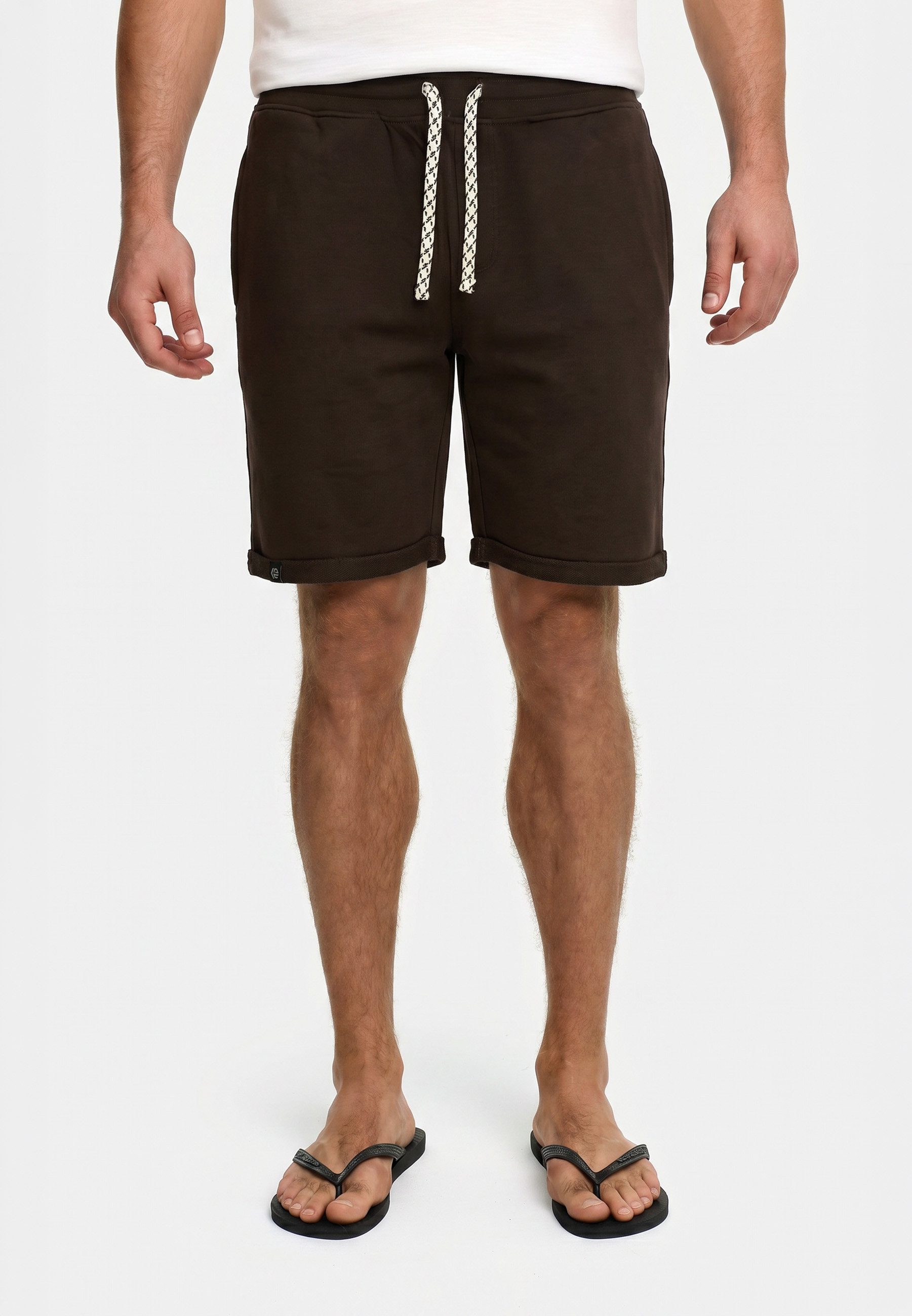 INDICODE Sweatshorts Herren Aldrich Sweat Shorts Herrenshorts elastischer Bund mit Kordelzug