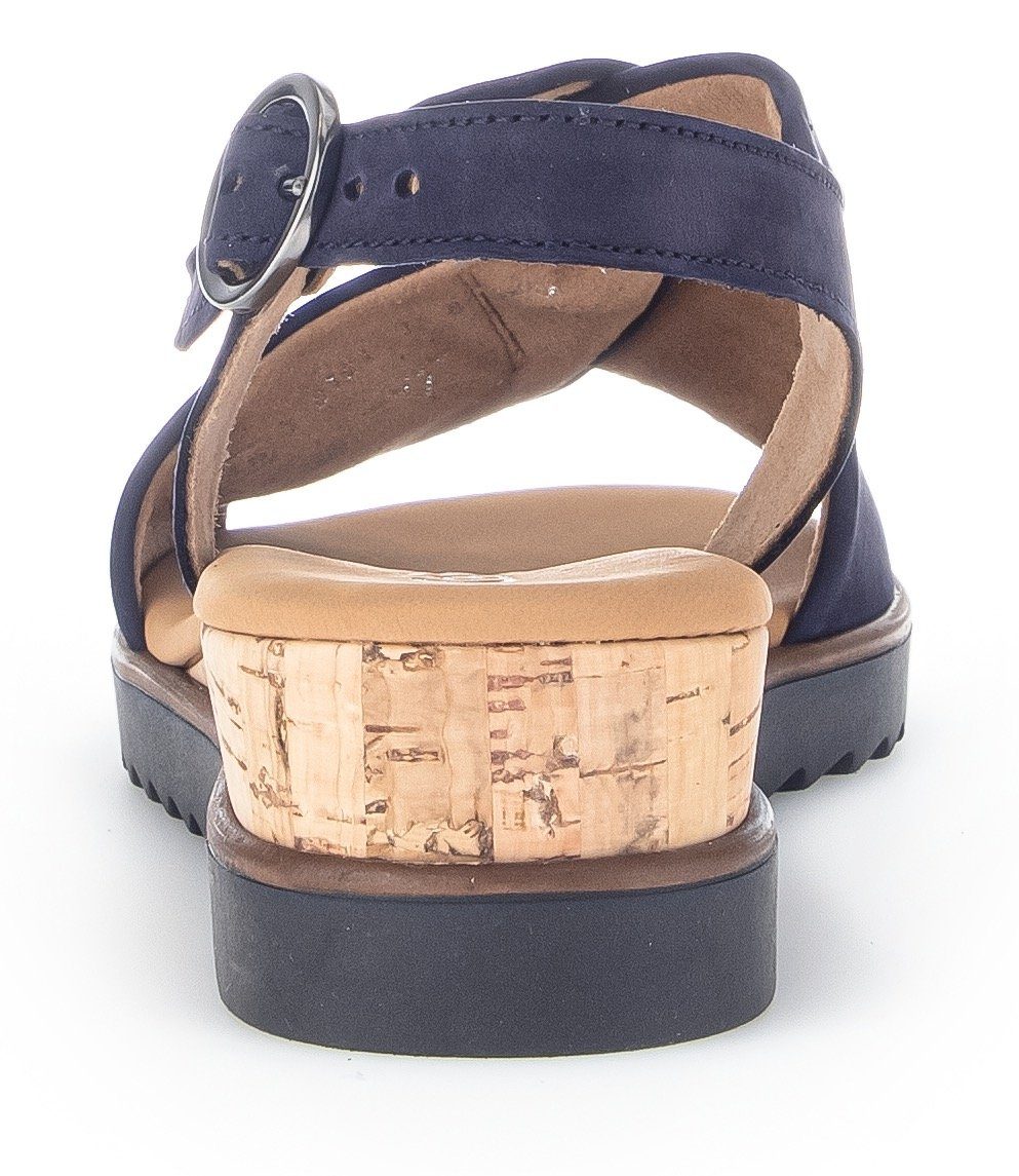 Gabor GENUA Sandalette, Sommerschuh, Sandale, Keilabsatz, günstig online kaufen