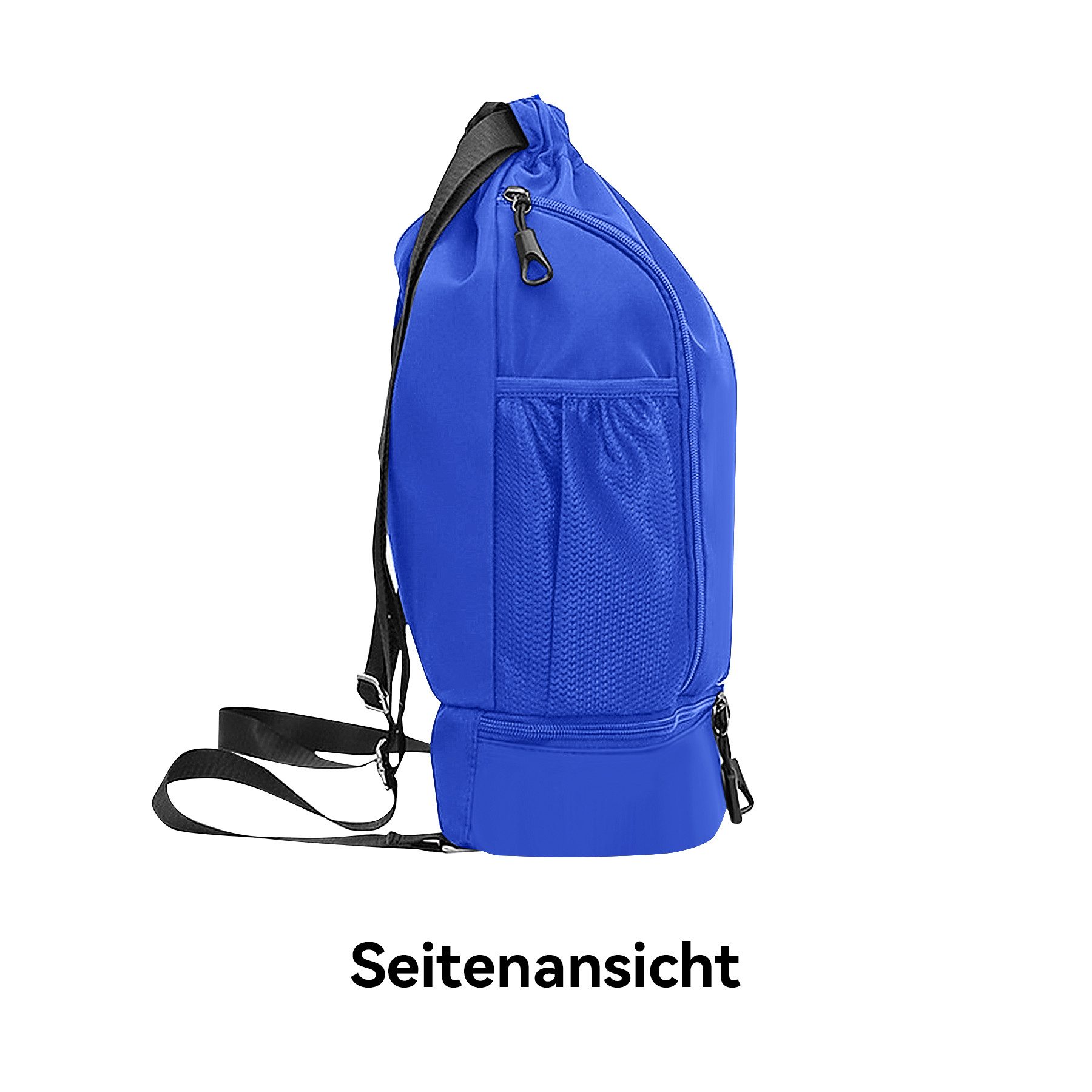 Mutig Freizeittasche Turnbeutel Freizeittasche Sportbeutel Große Kapazität Fußball Tasche (große Kapazität, verstellbar,Mit Ball- und Bodenfach, wasserdicht, Ideal für Damen, Herren, Junioren, Fußball), Herren wasserdichter Rucksack