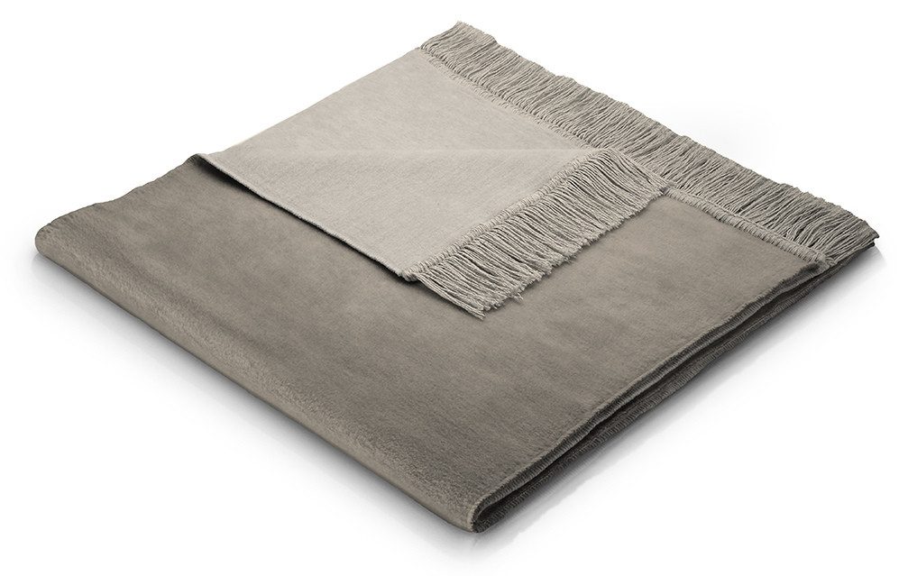 Wohndecke Biederlack Sofaläufer BL 100x200 cm braun, Biederlack