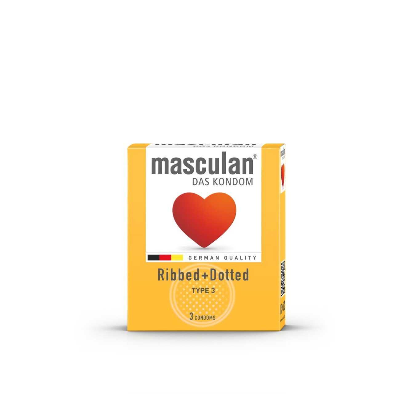Masculan Einhand-Kondome (div. Dotted & - MASCULAN Ribbed Varianten)