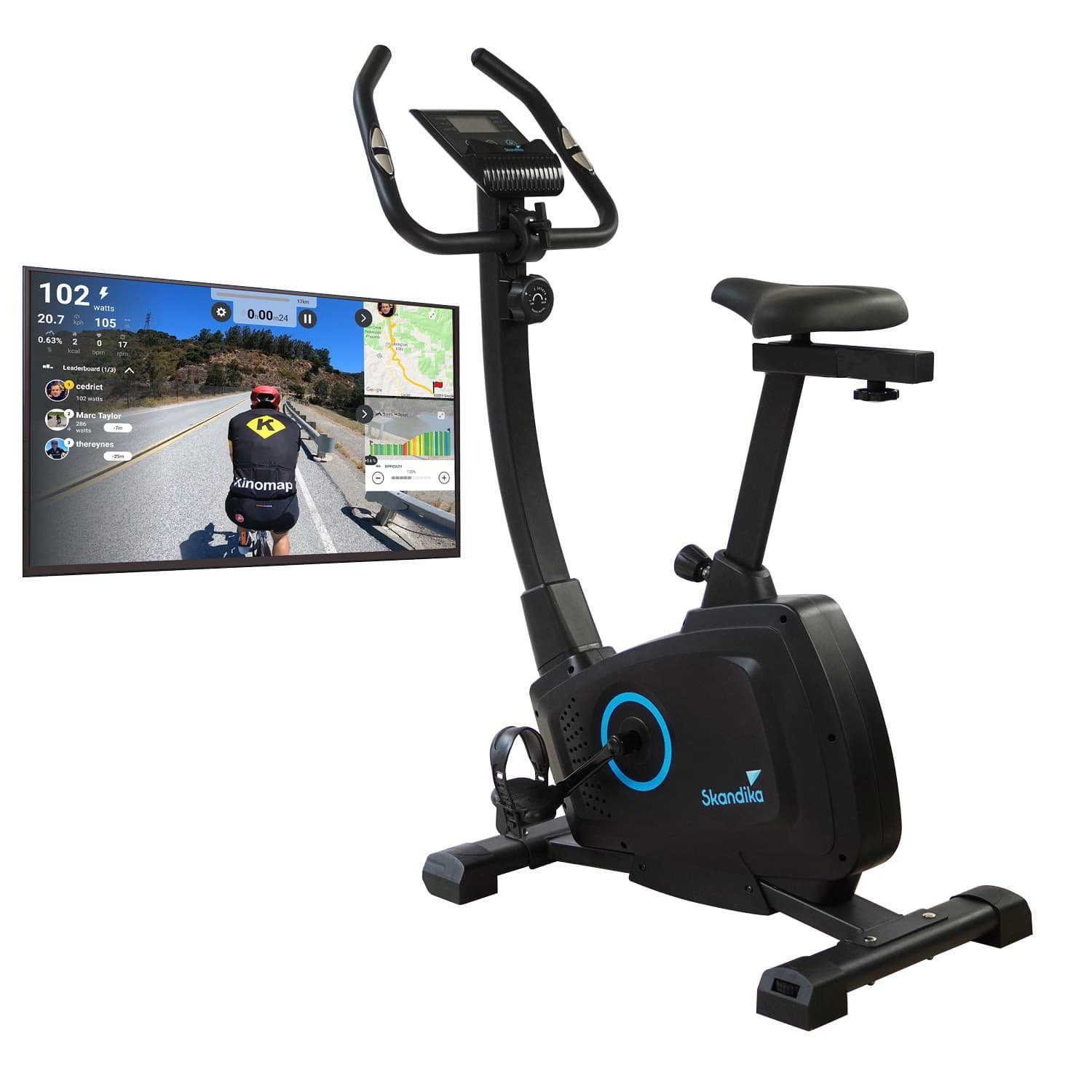 Heimtrainer Fahrrad Bragi, Hometrainer für Zuhause, 7 kg Schwungmasse