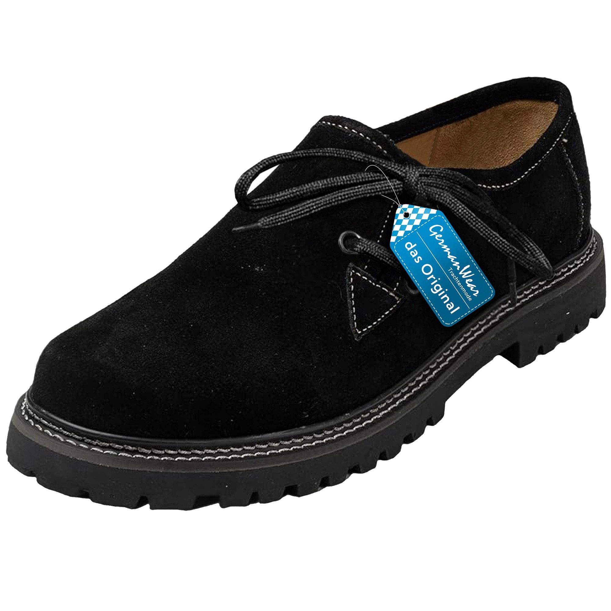 German Wear GW1800-V Haferlschuh Trachtenschuhe Haferlschuhe Original rahmengenäht handeingestochen