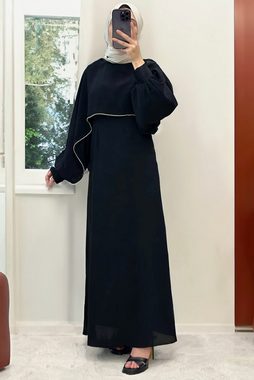 Modabout Maxikleid Langes Kleider Abaya Hijab Kleid Damen - NELB0007D2024SYH (1-tlg)