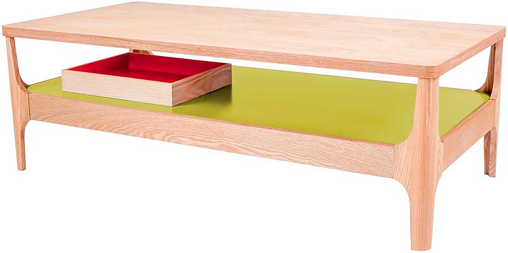 Kayoom Couchtisch Kaffeetisch Addison, Couchtisch, offenes, ausgefallenes Design (1-St), Ausgefallenes Design, Tischbeine aus Massivholz, aus robustem Material