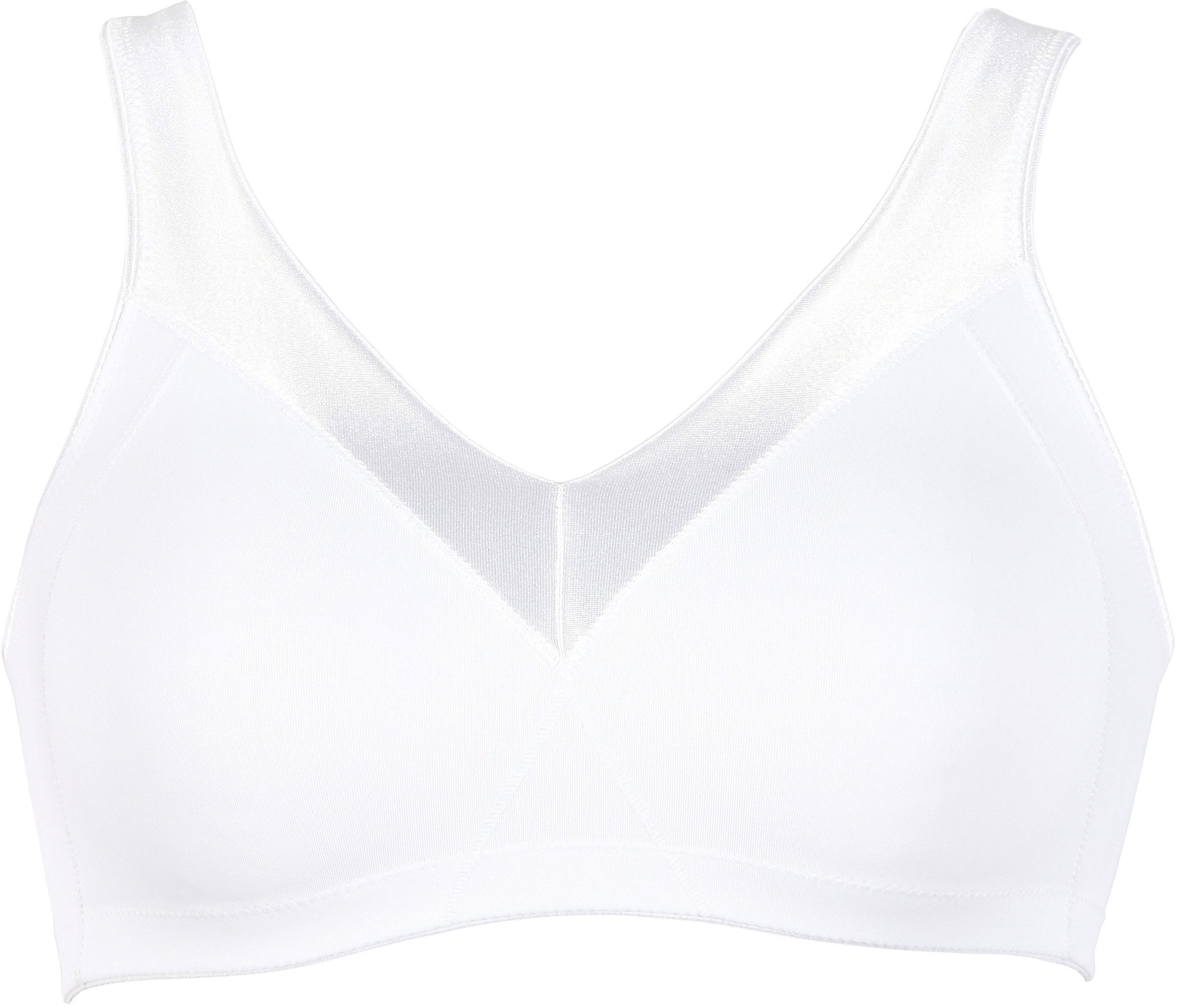 Naturana Minimizer-BH Minimizer (1-tlg) mit Glanzband, Shaping-Effekt, breite Träger, feminin, ohne Bügel