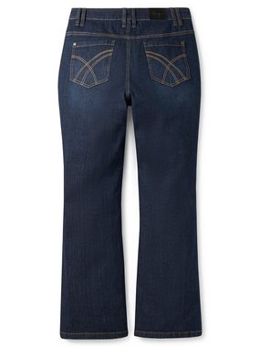 Sheego Bootcut-Jeans Große Größen mit Kontrastnähten