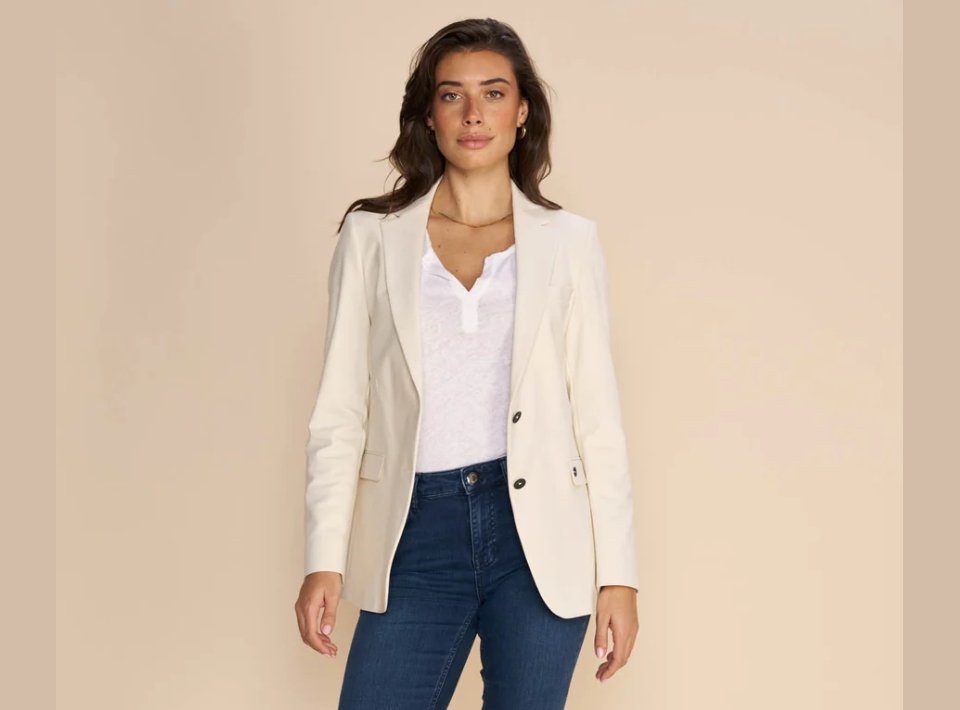 Mos Mosh Blusenblazer Blazer 122 pearled ivor
