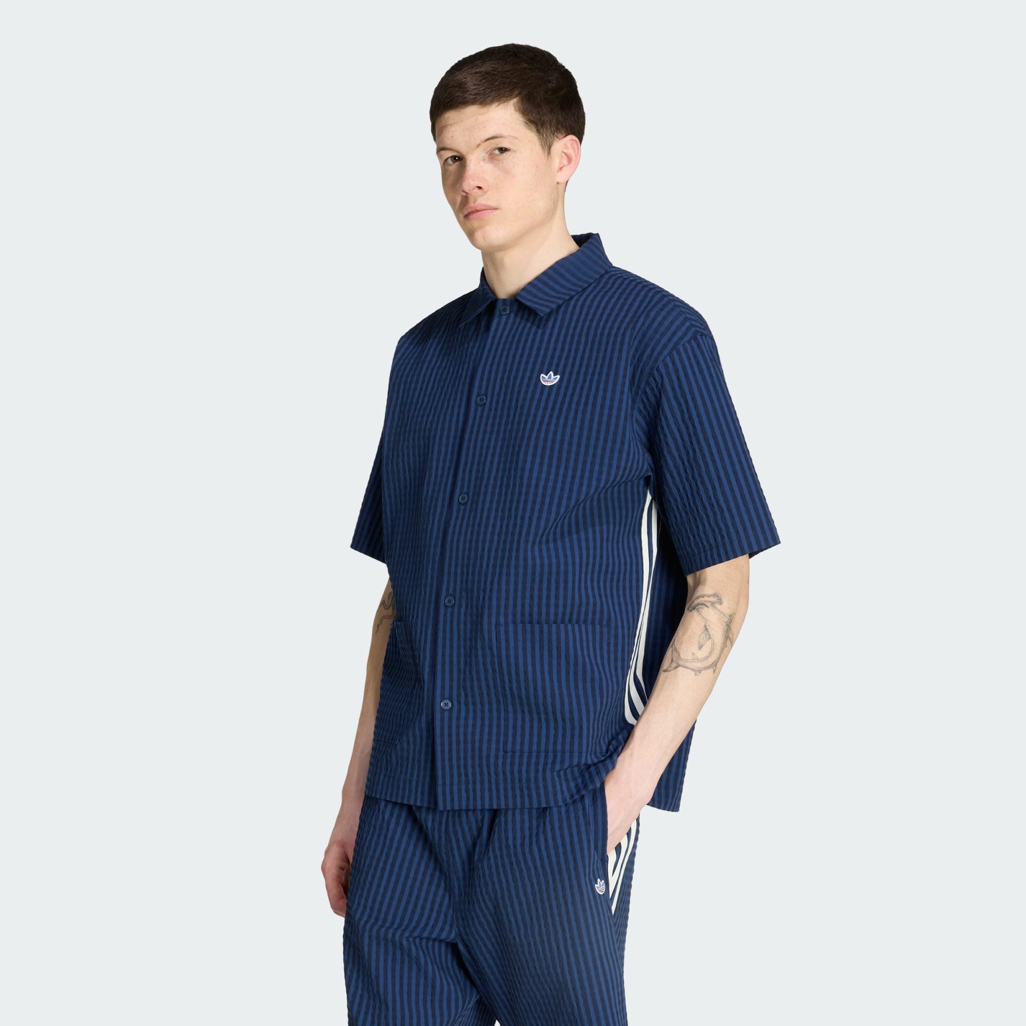 adidas Originals Kurzarmhemd RESORT S HEMD 2 (1-tlg)