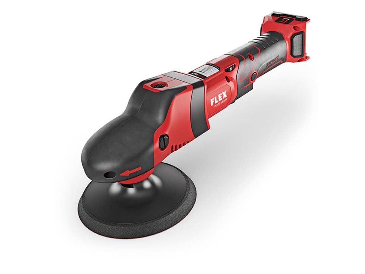 Flex Winkelpolierer Flex Akku Polierer PE 150 18.0-EC, 150 min. U/min, 1450 max. U/min