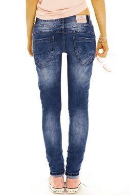 be styled Regular-fit-Jeans Relaxed Fit Hüftjeans Hose im stretch Slim Fit Look - Damen -j1g 5-Pocket-Style, mit Stretch-Anteil