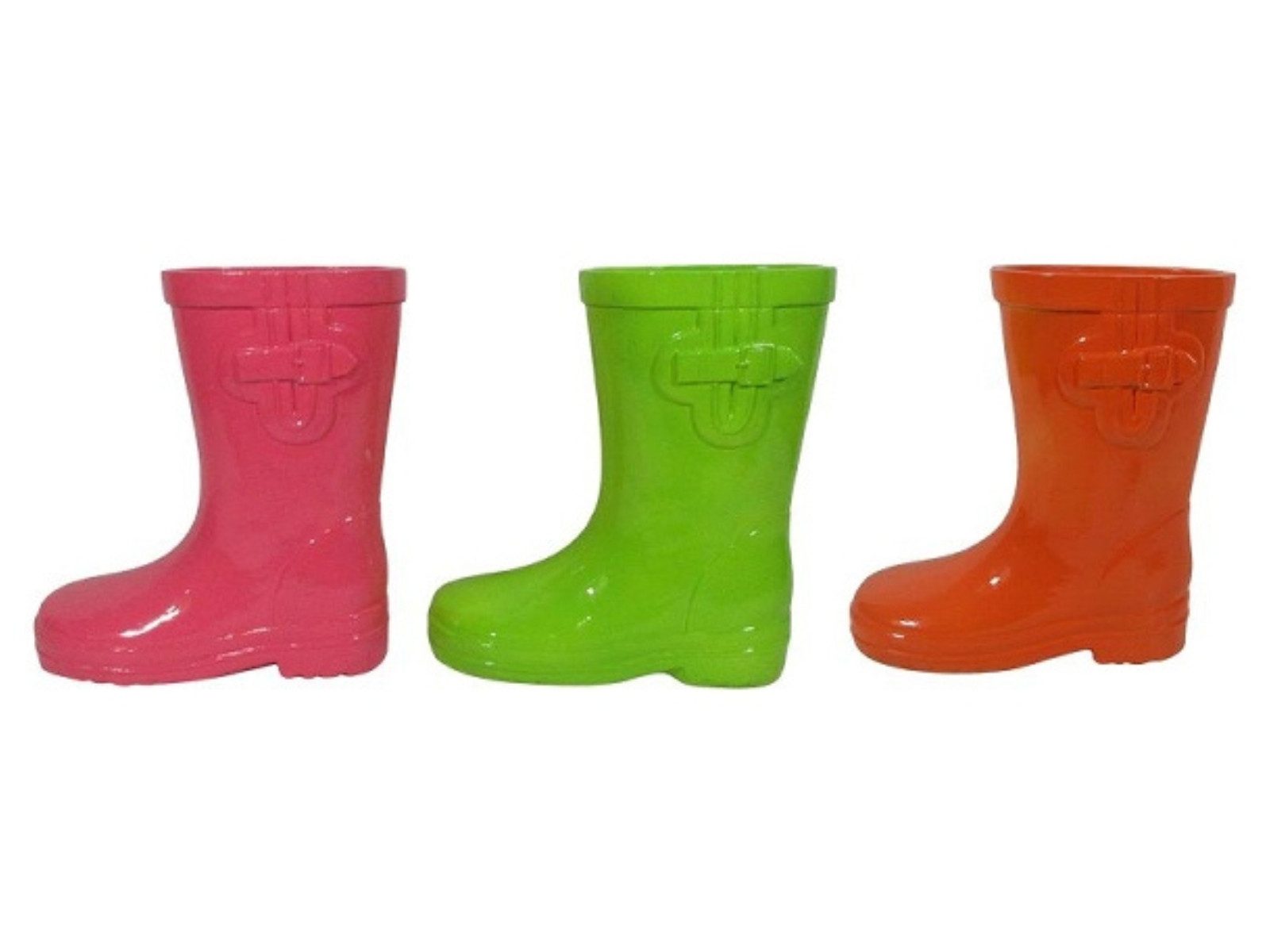 EXNER Dekovase Vase Gummistiefel sortiert mehrfarbig 25,5cm (1 Stück) (Vasen)