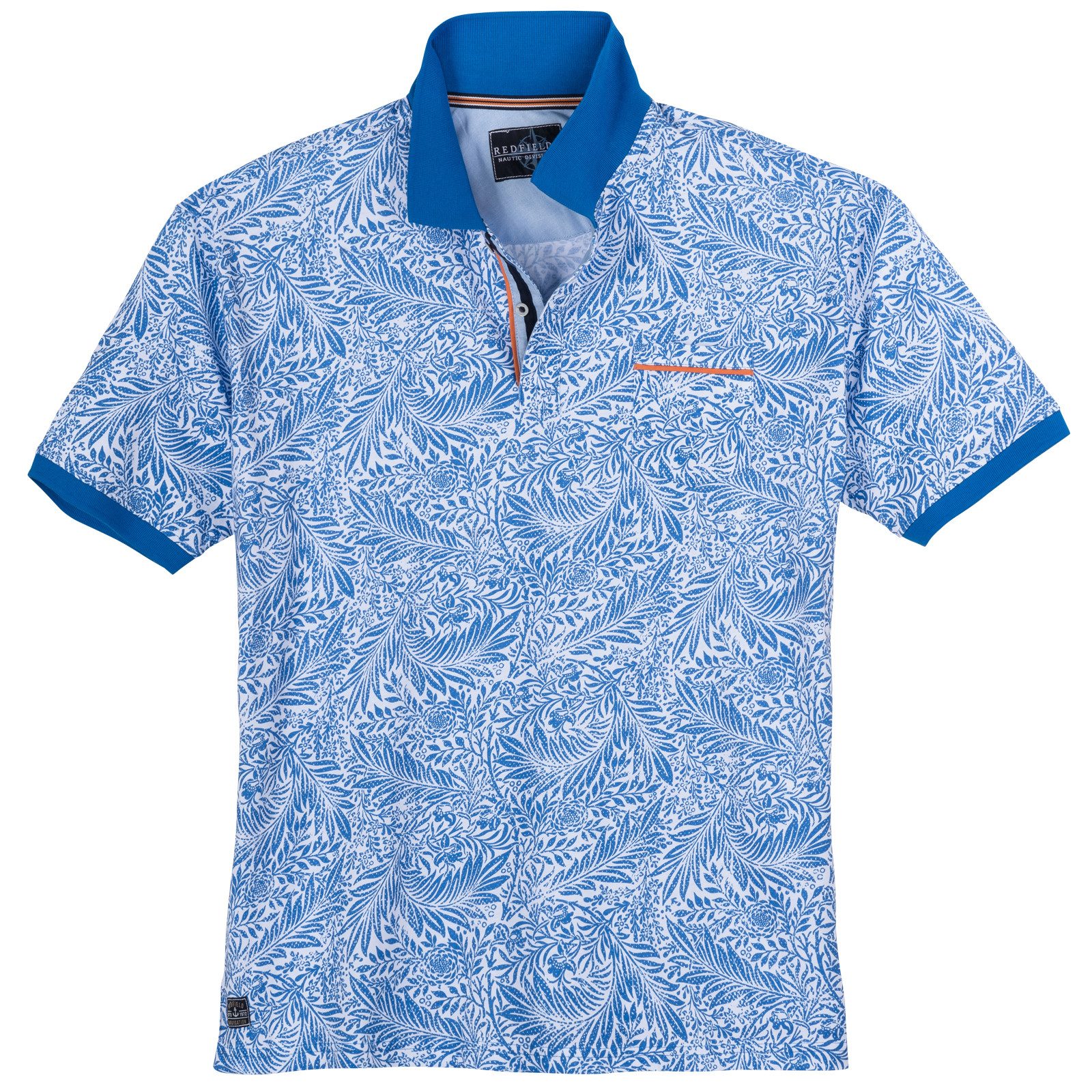 redfield Poloshirt Redfield Übergrößen Poloshirt floral günstig online kaufen