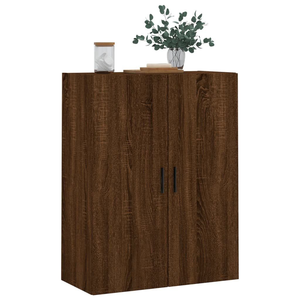 furnicato Wandhängeschrank Wandschrank Braun Eichen-Optik 69,5x34x90 cm, 1-tlg.
