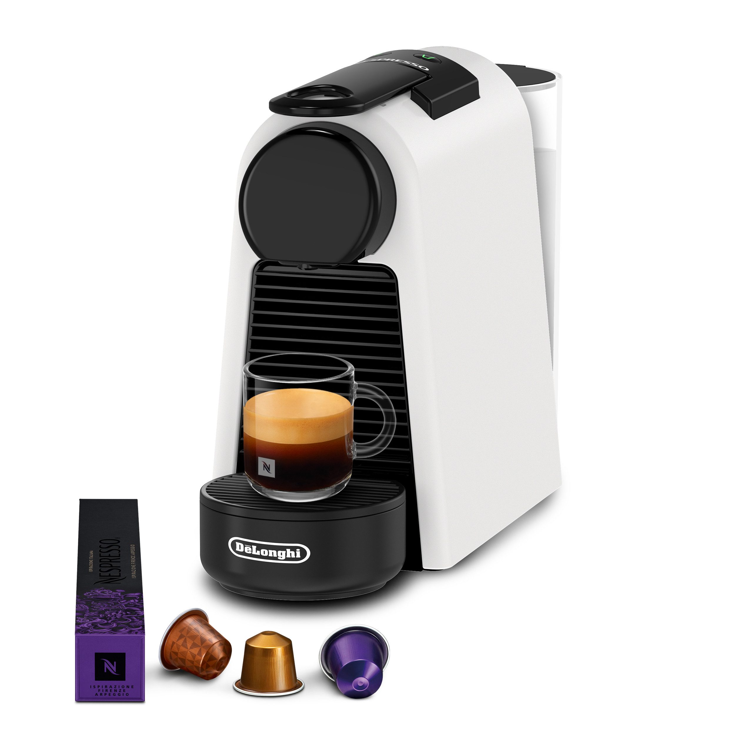 De'Longhi Kapsel-/Kaffeepadmaschine EN85.S, Kompakte Kapselmaschine mit 19 Bar Druck