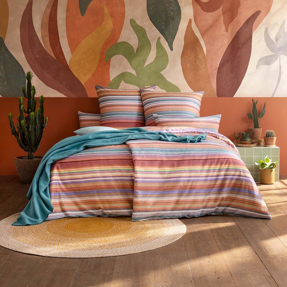 Estella Bettwäsche Ruth, Mako-Satin, 3 teilig, Mako-Satin, 100% Baumwolle