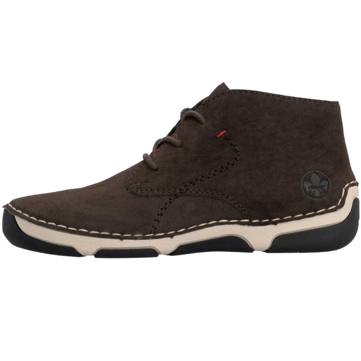 Rieker 55929-25 Stiefelette Knöchelhoher Schnürer mit feiner Schnürung