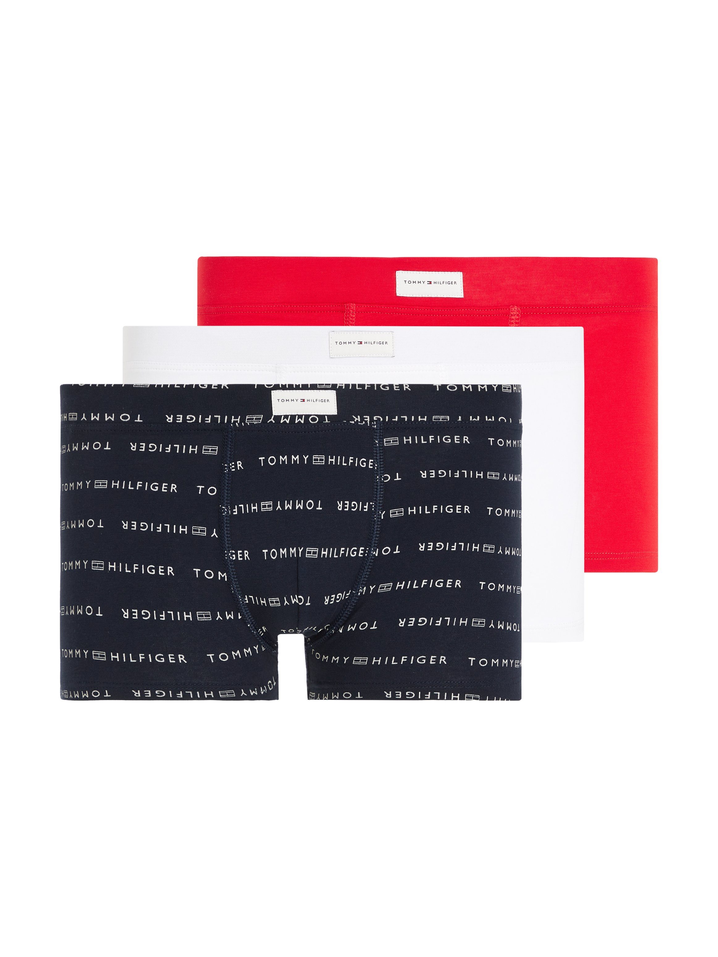 Tommy Hilfiger Underwear Trunk 3P TRUNK (Packung, am 3er-Pack) Bund mit Logo-Badge