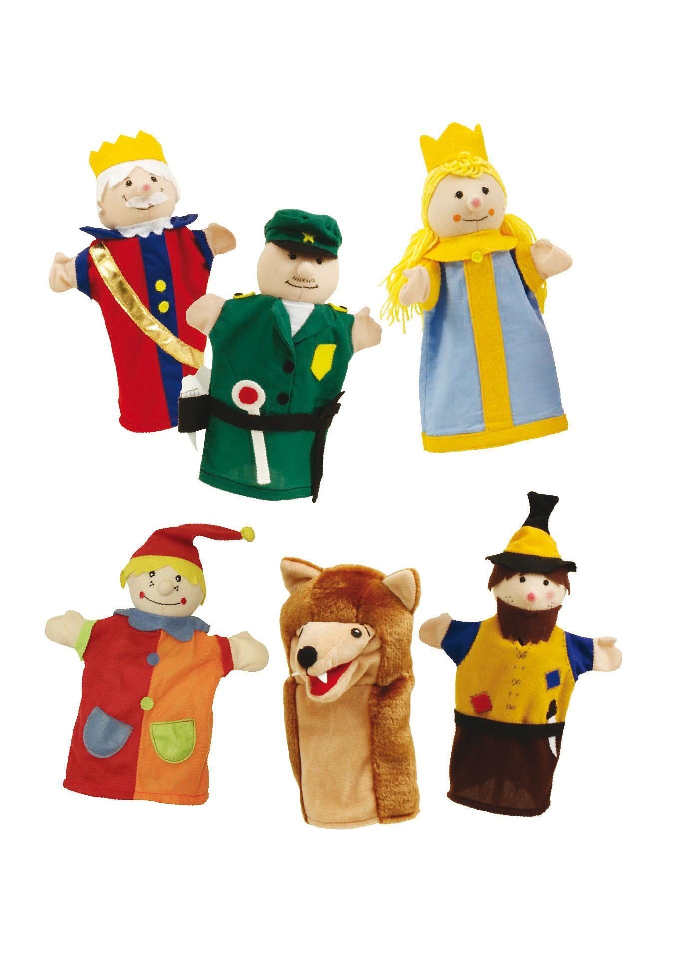 roba® Kasperletheater (Set, 7-tlg., inkl. Handpuppen)