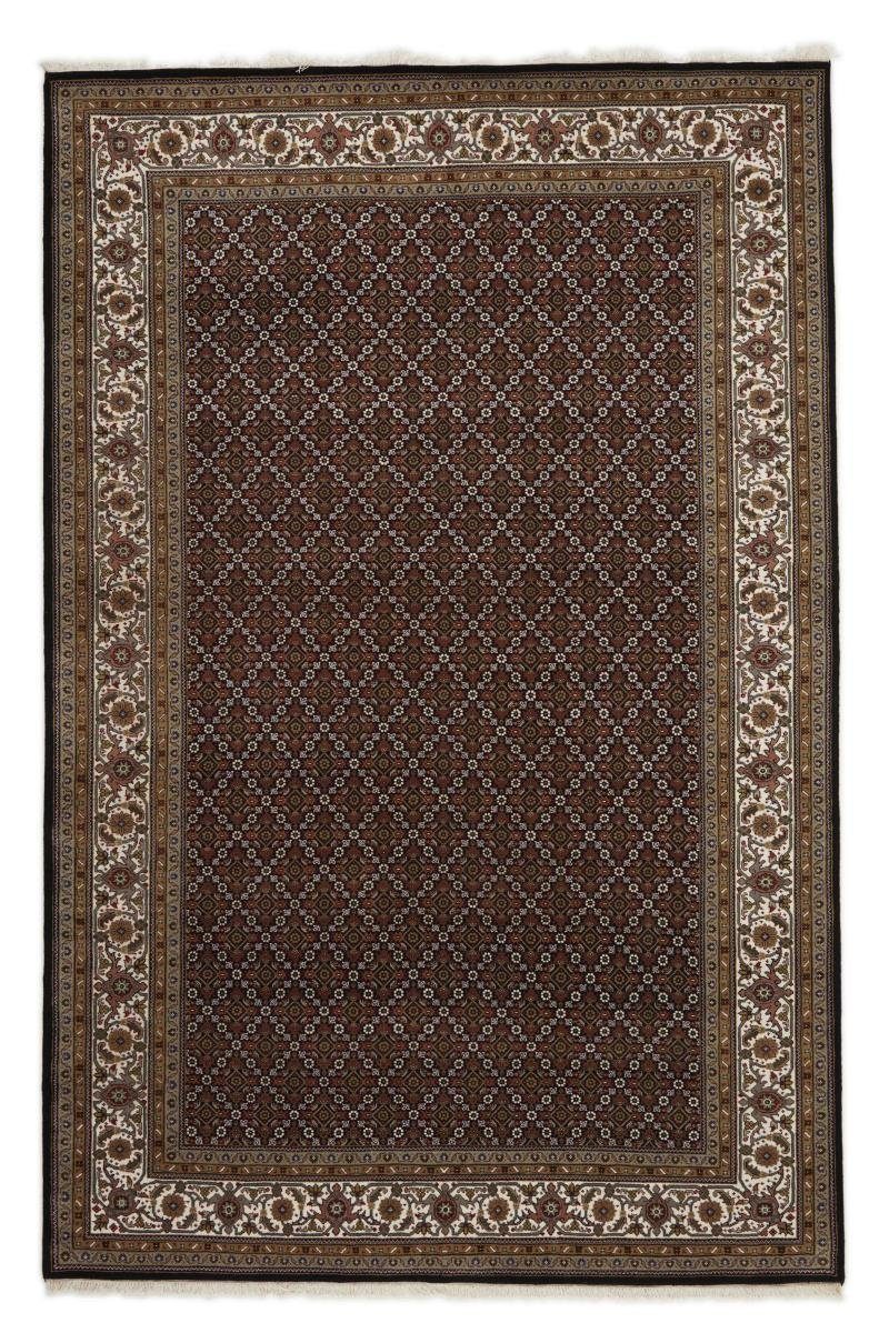 Orientteppich Indo Täbriz 205x304 Handgeknüpfter Orientteppich, Nain Trading, rechteckig, Höhe: 12 mm
