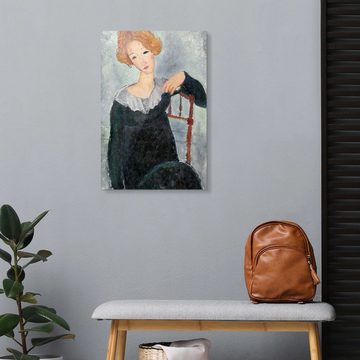 Posterlounge XXL-Wandbild Amedeo Modigliani, Frau mit roten Haaren, Wohnzimmer Malerei