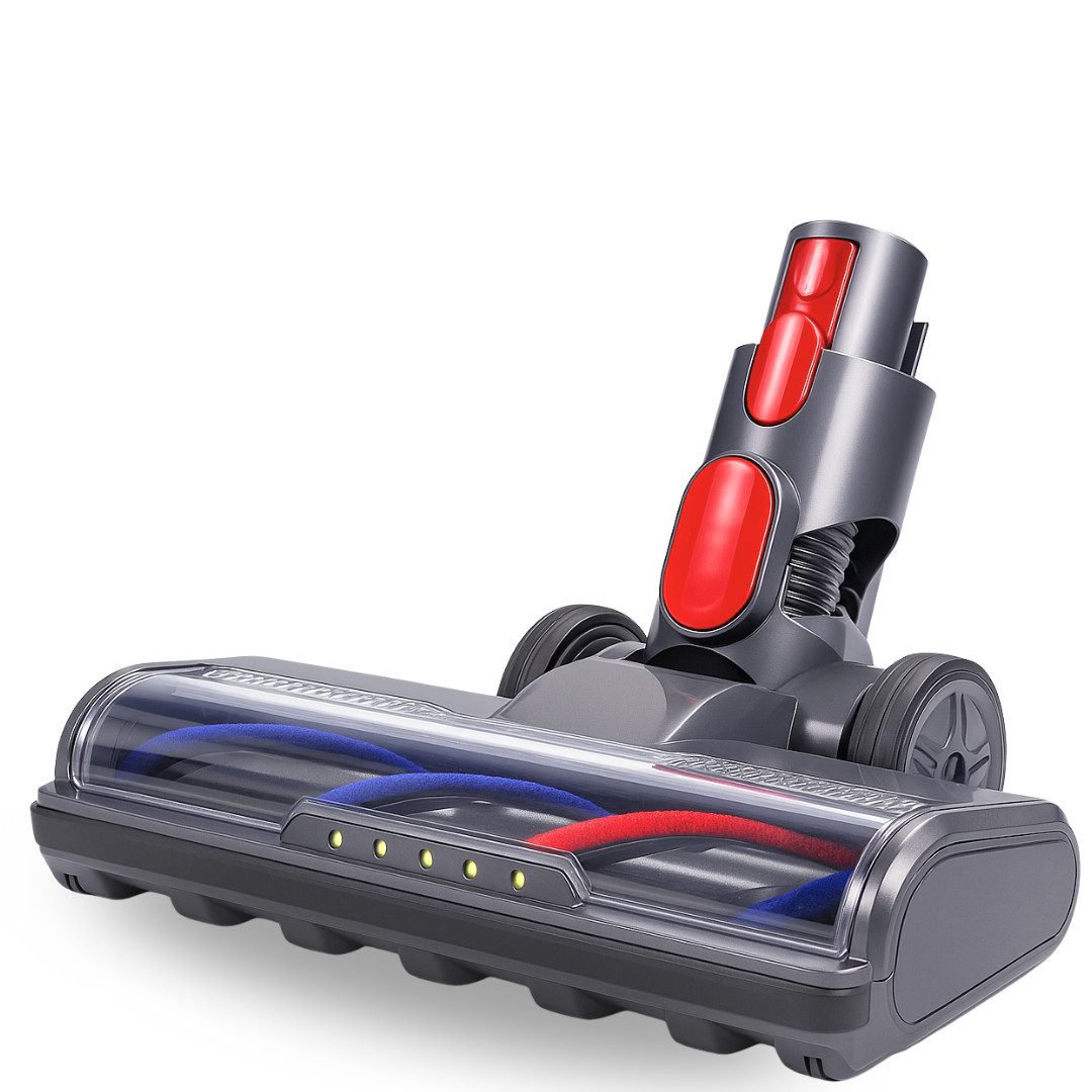 Dripl Bürsteneinheit LED Bürste, Zubehör für Dyson V7/ V8/ V10/ V11/ V15, mit 5 LED, passend für Dyson Staubsauger