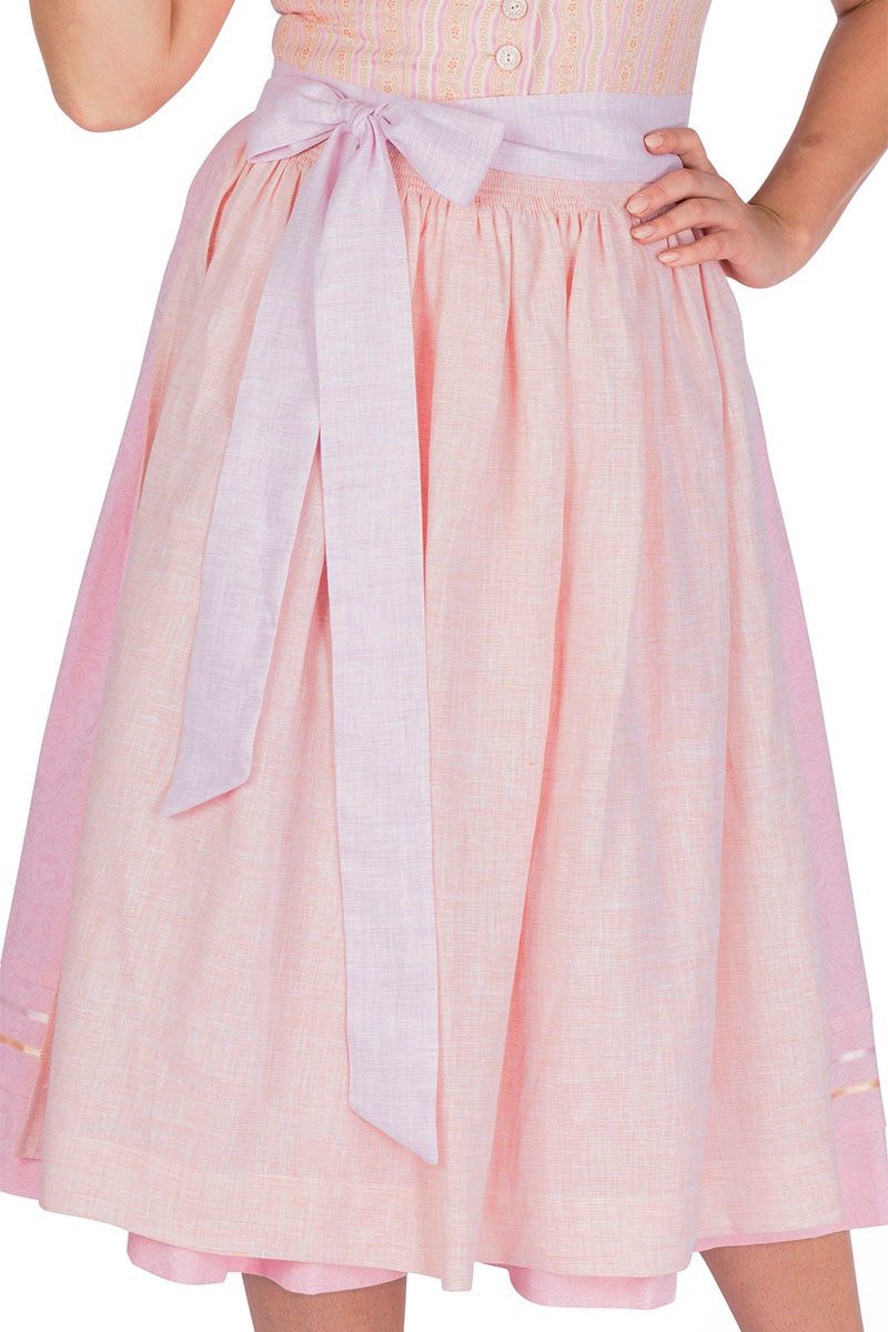 Hammerschmid Dirndl Midi Dirndl 2tlg. - PILLERSEE - rosé/apricot