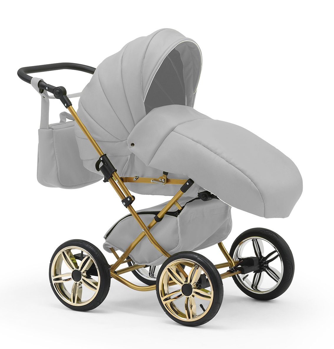 Autositz Designs - Hellgrau-Weiß in 1 Teile 10 - babies-on-wheels 3 13 in inkl. Sorento Kombi-Kinderwagen