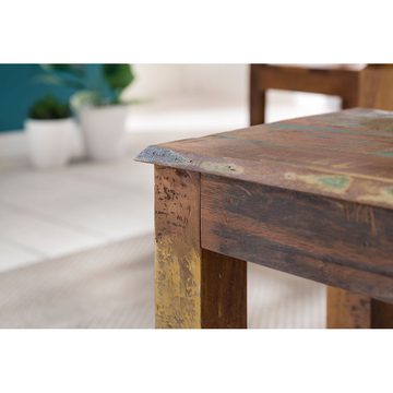 Lomadox Esstisch, Küchentisch Massivholz im Shabby Design, B/H/T ca. 120/76/70 cm