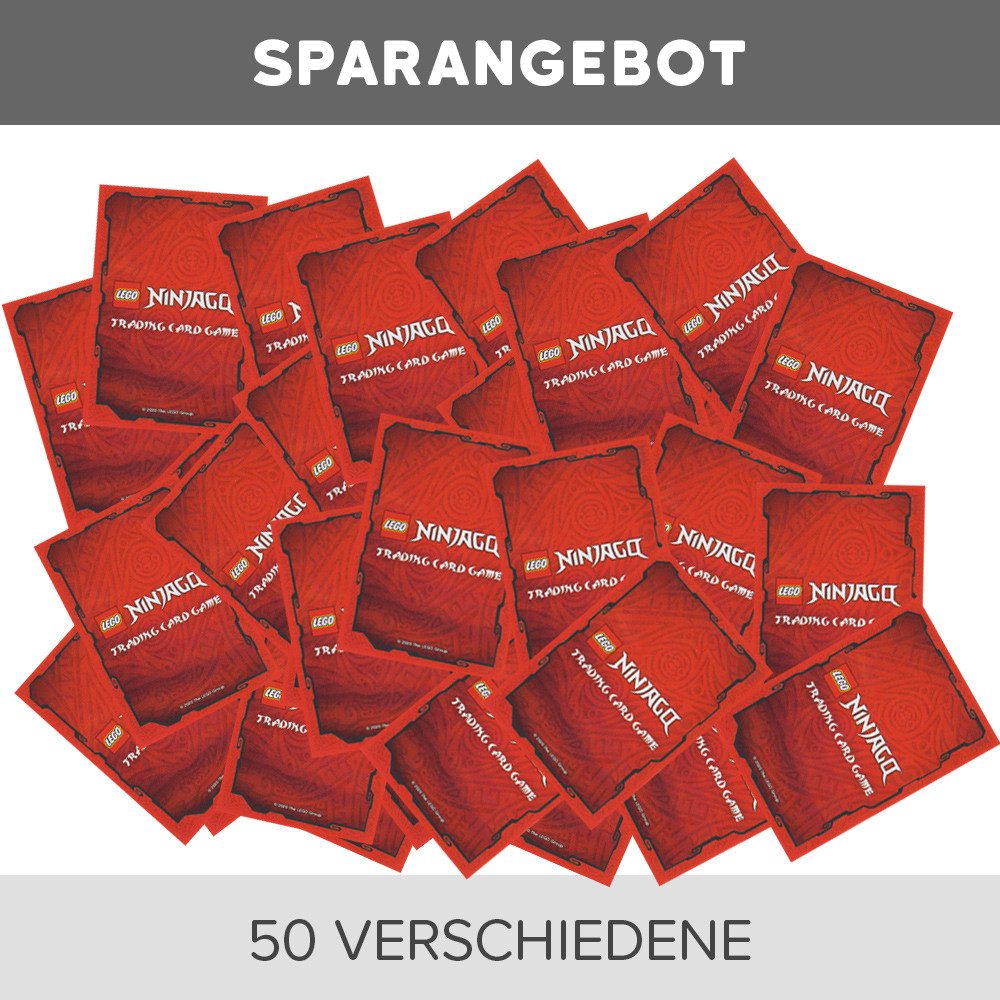 LEGO® Sammelkarte LEGO Ninjago Serie 5 Trading Cards 50 verschiedene Base Karten Deutsch