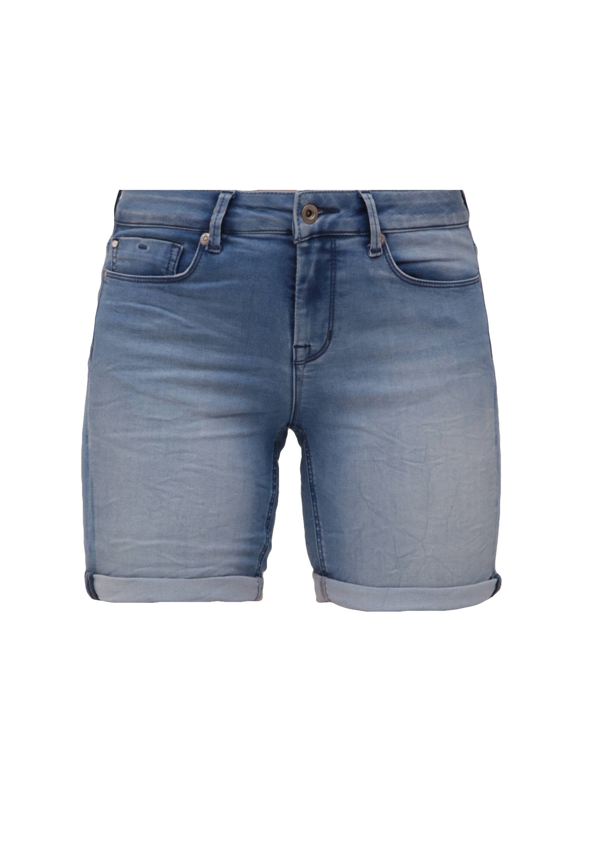Miracle of Denim Stretch-Jeans MOD JEANS LUCKY SHORTS mid blue SP22-2024.877