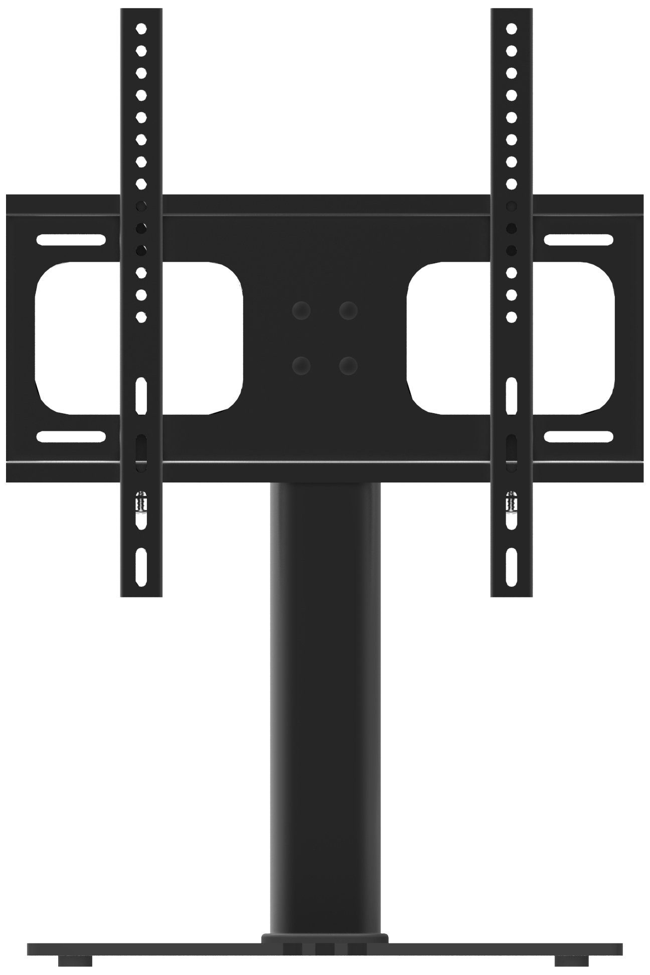 VCM TV-Ständer B-TTS-400 B. 46 x T. 24 x H. 67 cm, (bis 55 Zoll, 1, TV Standfuß Aufsatz Erhöhung, Fernseh Ständer aus hochwertigem Stahl) – Bild 5 von 5