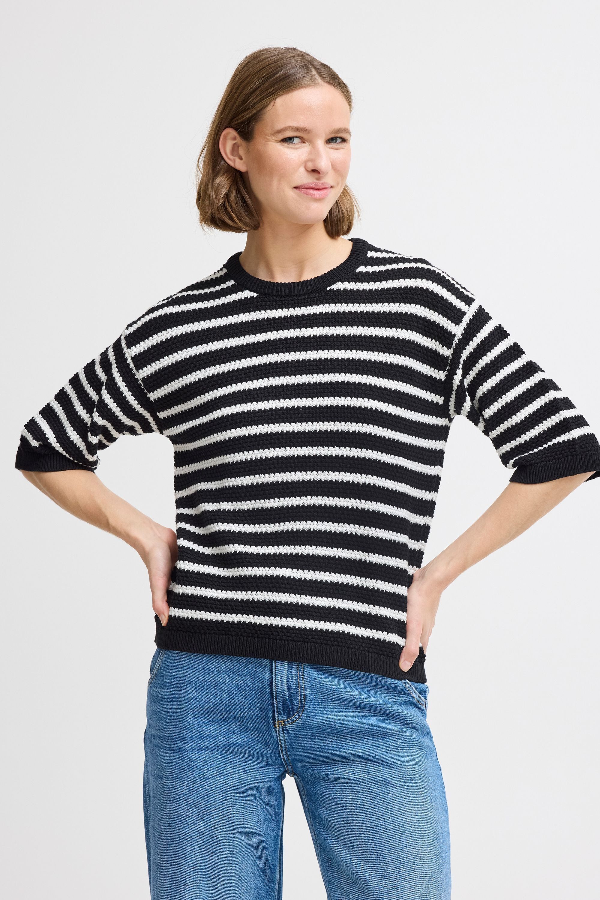 b.young Strickpullover BYMIKALA VAFFFEL JUMPER - KNIT