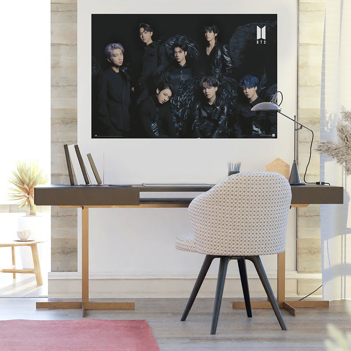 Grupo Erik Poster BTS Poster Black Wings 91,5 x 61 cm günstig online kaufen