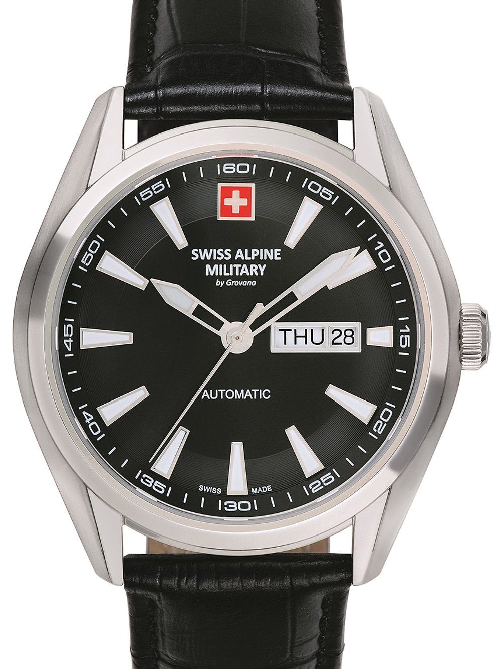 Automatikuhr Swiss Alpine Military 7090.2537 Automatik Herrenuhr 43mm 10ATM Swiss Alpine Military 7090.2537 Automatik Herrenuhr 43mm 10ATM