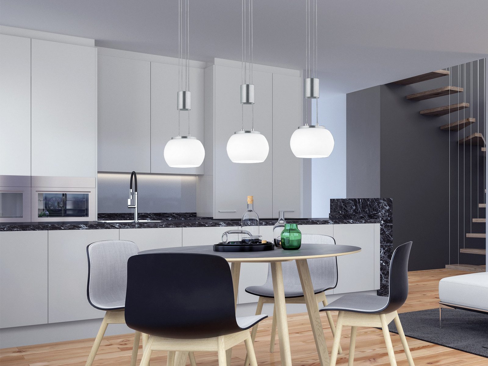 TRIO Leuchten LED Pendelleuchte, Dimmfunktion, LED fest integriert, Warmwei günstig online kaufen