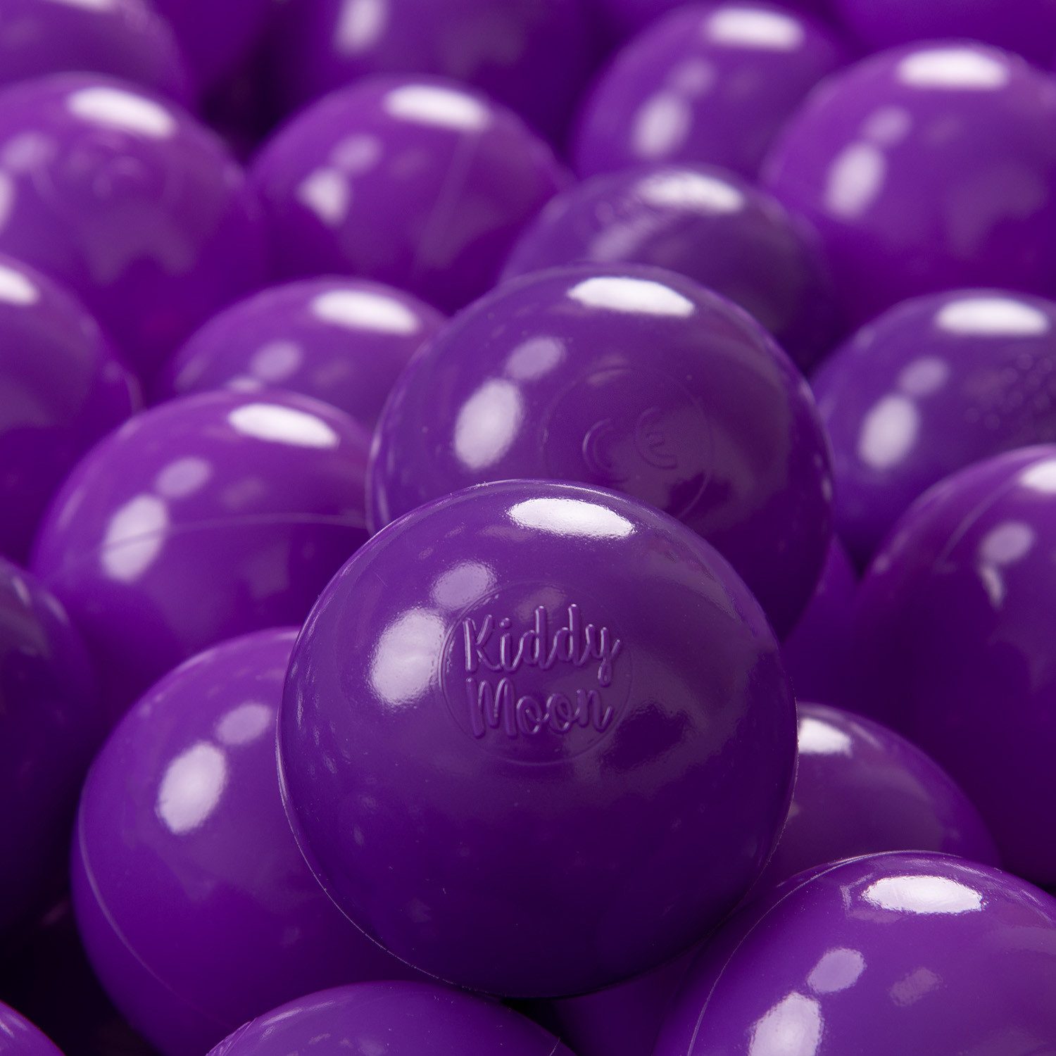 KiddyMoon Bällebad-Bälle Plastikowe piłeczki 7cm (Baby Plastikbälle Spielbälle), Made in Europe