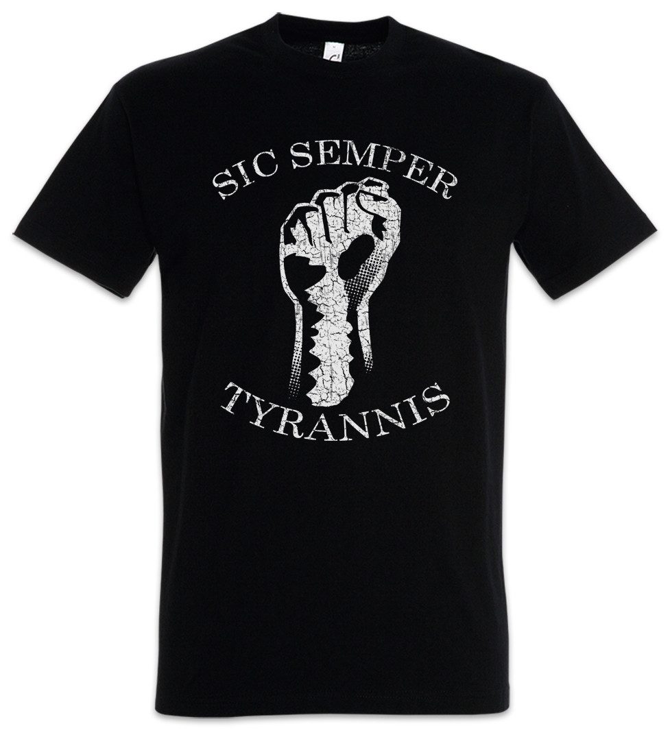 Urban Backwoods Print-Shirt Sic Semper Tyrannis II Herren T-Shirt Thus Always To Tyrants USA (1-tlg) United States Marcus Junius