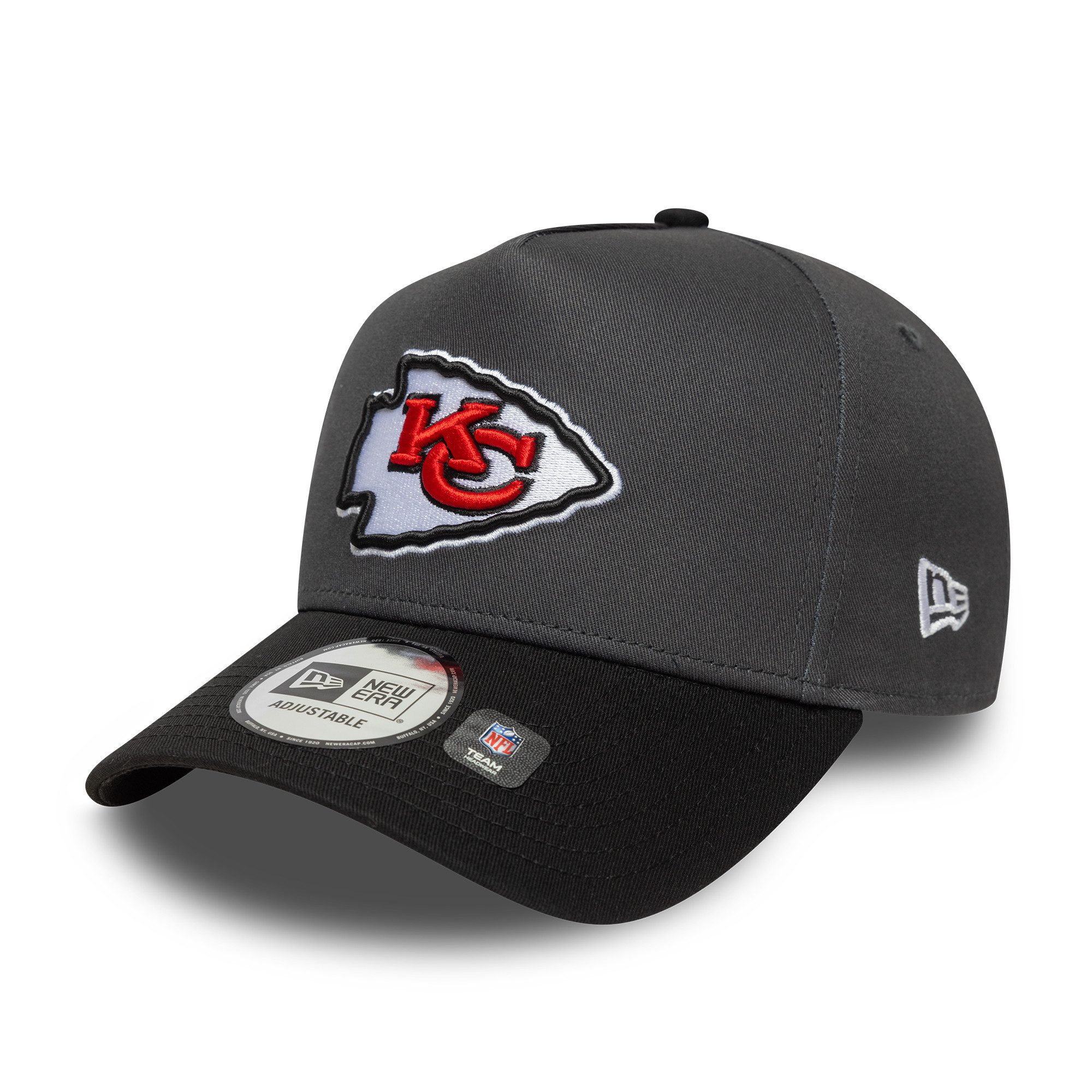 Snapback Cap 9FORTY E-Frame Kansas City Chiefs NFL Charcoal