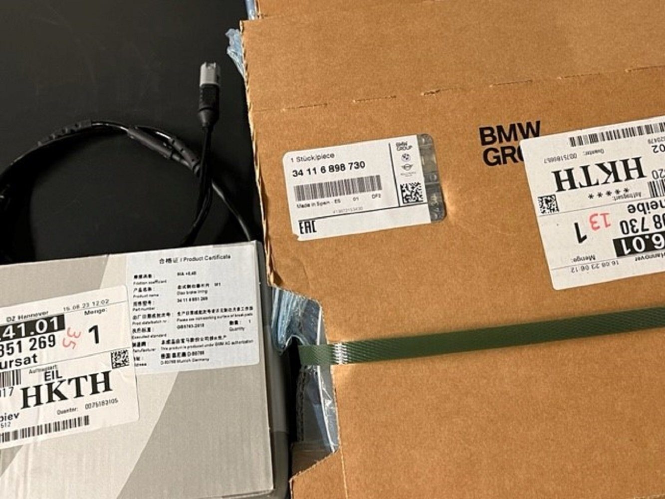 BMW Bremsscheibe BMW Bremsscheiben + Beläge + Wako F10 F11 F07 F12 F13 F06 F01-04 vorne (1-St)