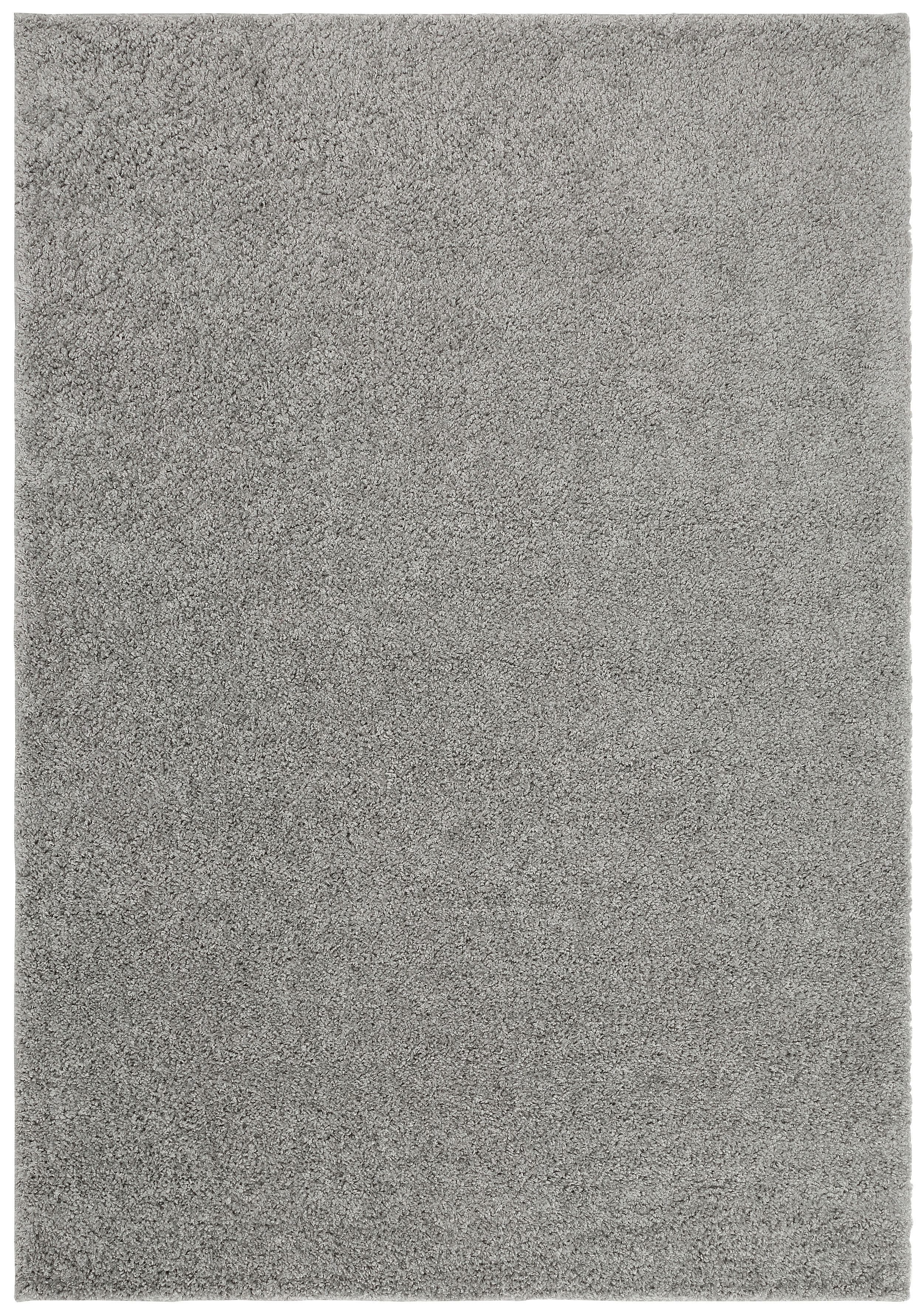 Hochflor-Teppich Bodrum, einfarbig weicher Höhe: home, rechteckig, my 30 Flor, grau mm