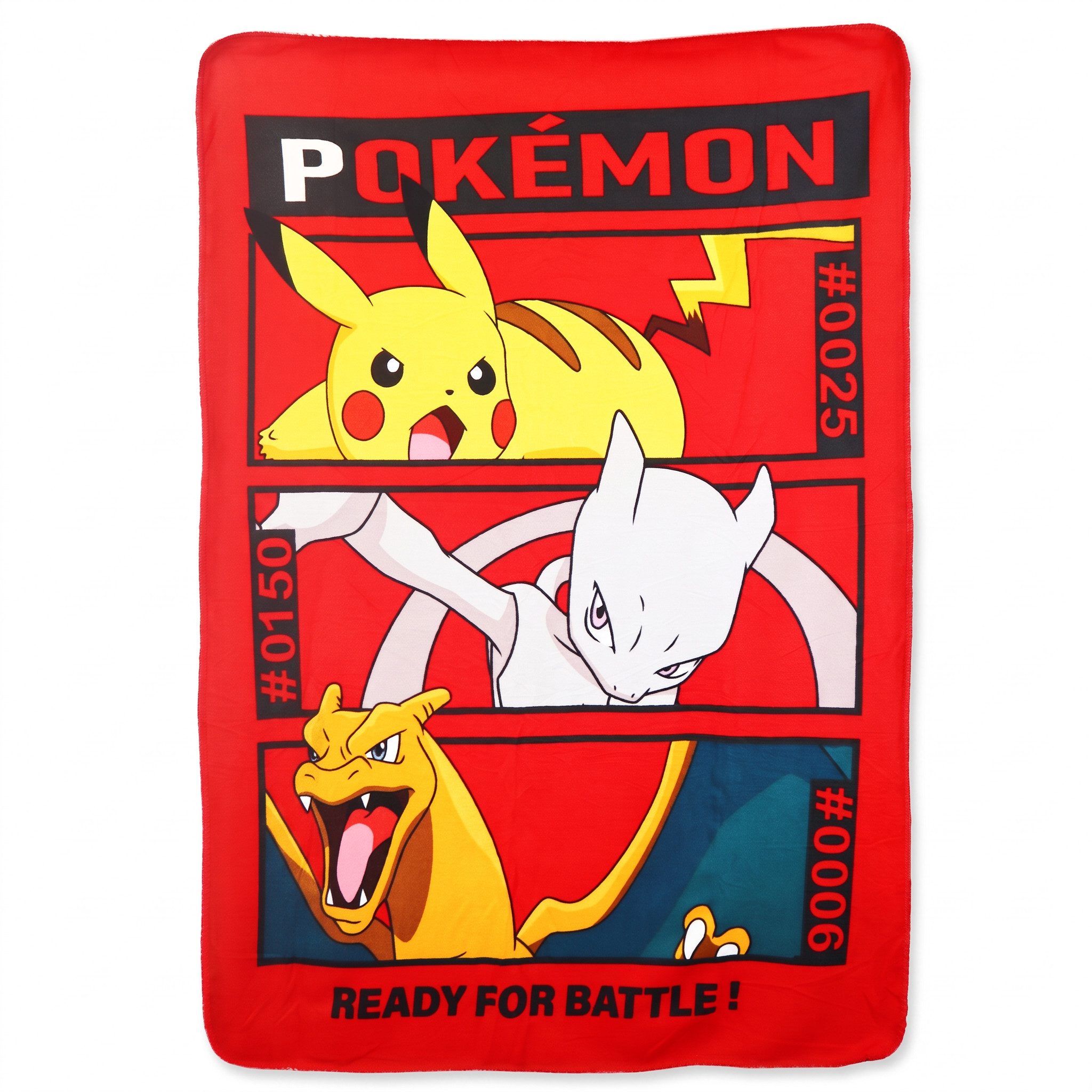 Wohndecke Pokemon Pikachu Mewtu Glurak Kinder Fleecedecke, POKÉMON, leichte Kuscheldecke Gr. 100x140 cm