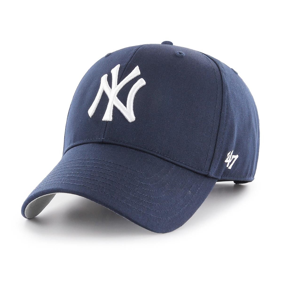 '47 Brand Baseball Cap '47 Brand MLB New York Yankees Raised Basic '47 MVP KIDS Cap Navy Kid (Basecap)