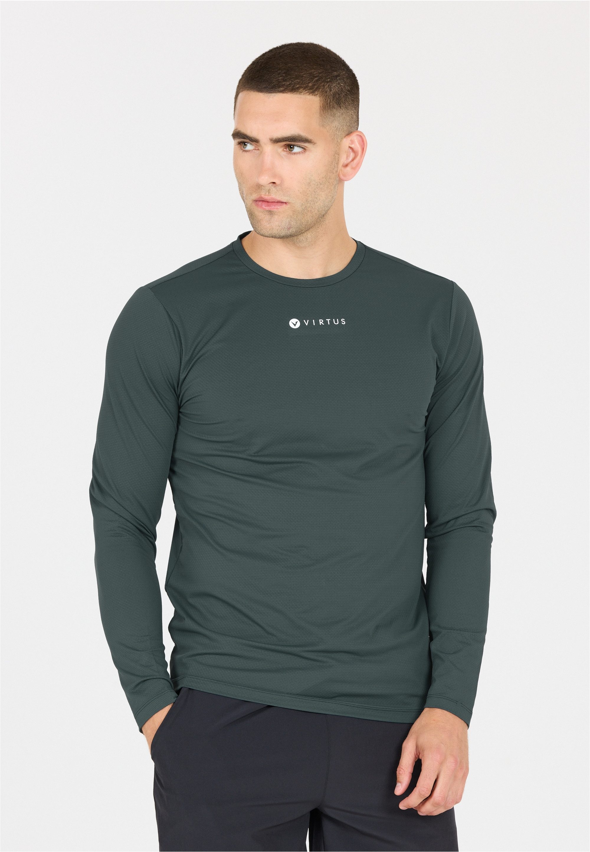 Virtus Langarmshirt Roger mit antibakterieller Silver günstig online kaufen