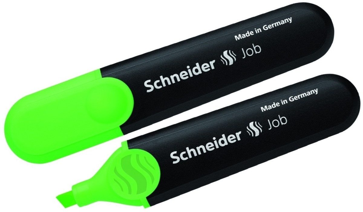 SCHNEIDER Marker Textmarker Job 150 grün (10 Stück)