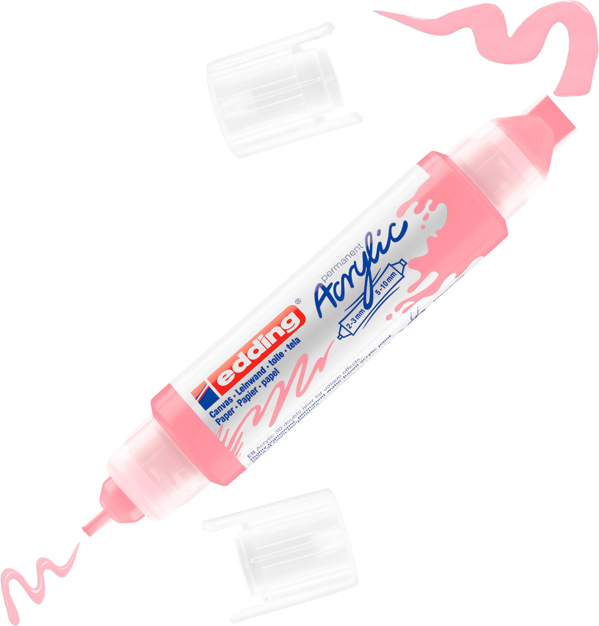 edding Marker 5400 Double Liner, 3D, Strichbreite 2 mm - 3 mm und 5 mm - 10 mm