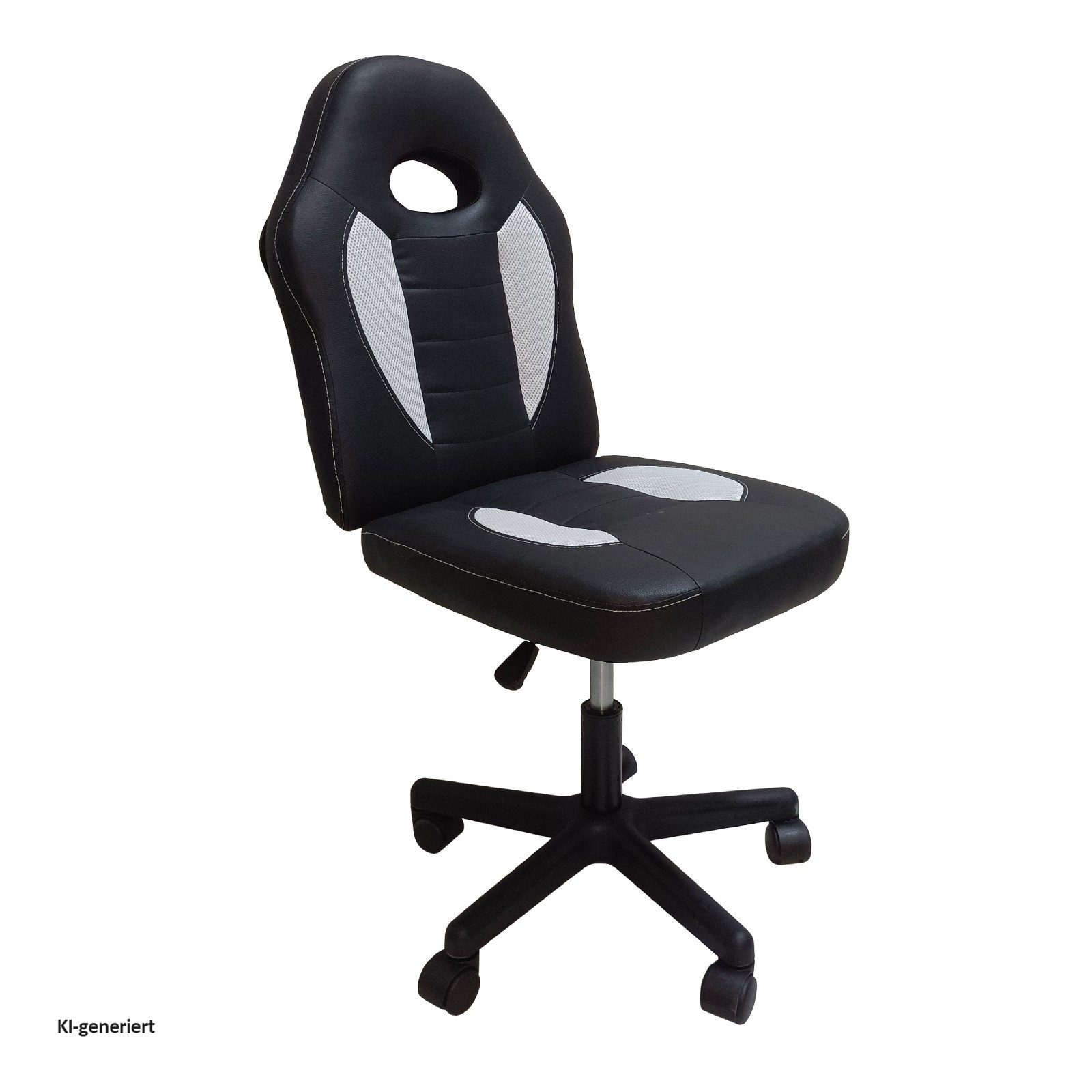 HTI-Living Drehstuhl Drehstuhl Daytona Smart Schwarz-Weiß (1 Stück, 1 St), Kunstlederbezug