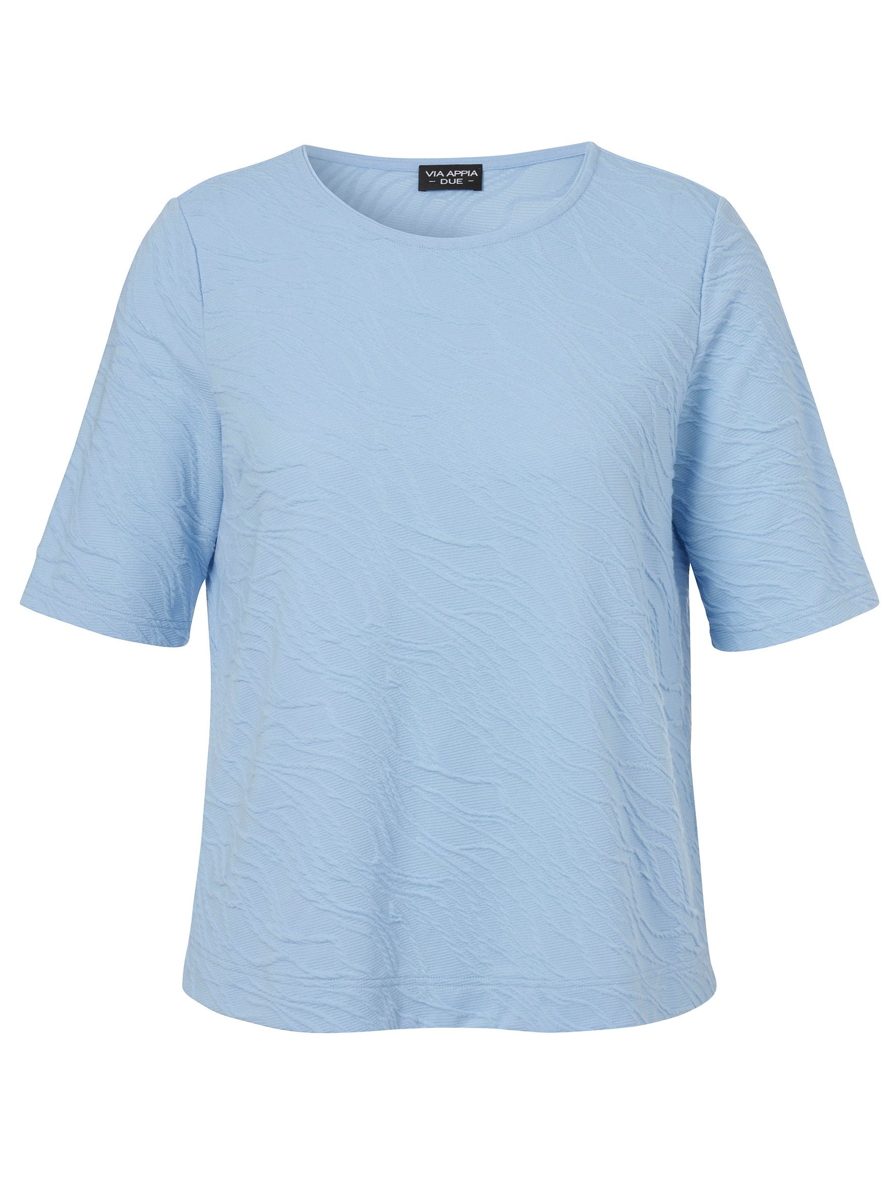 VIA APPIA Blusentop T-Shirt Rundhals 1/2 Arm