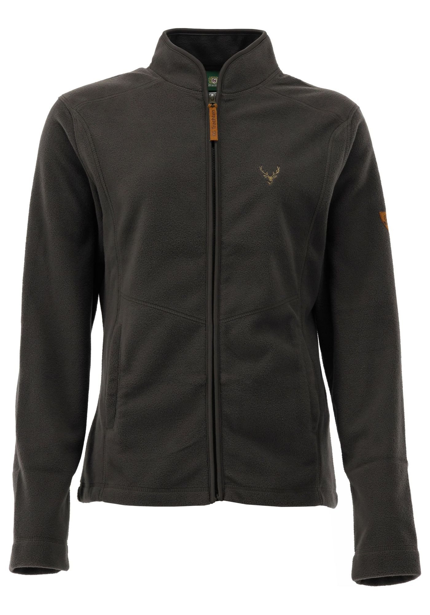 OS Trachten Fleecejacke Kroios Zip-Jacke hochgeschlossen günstig online kaufen