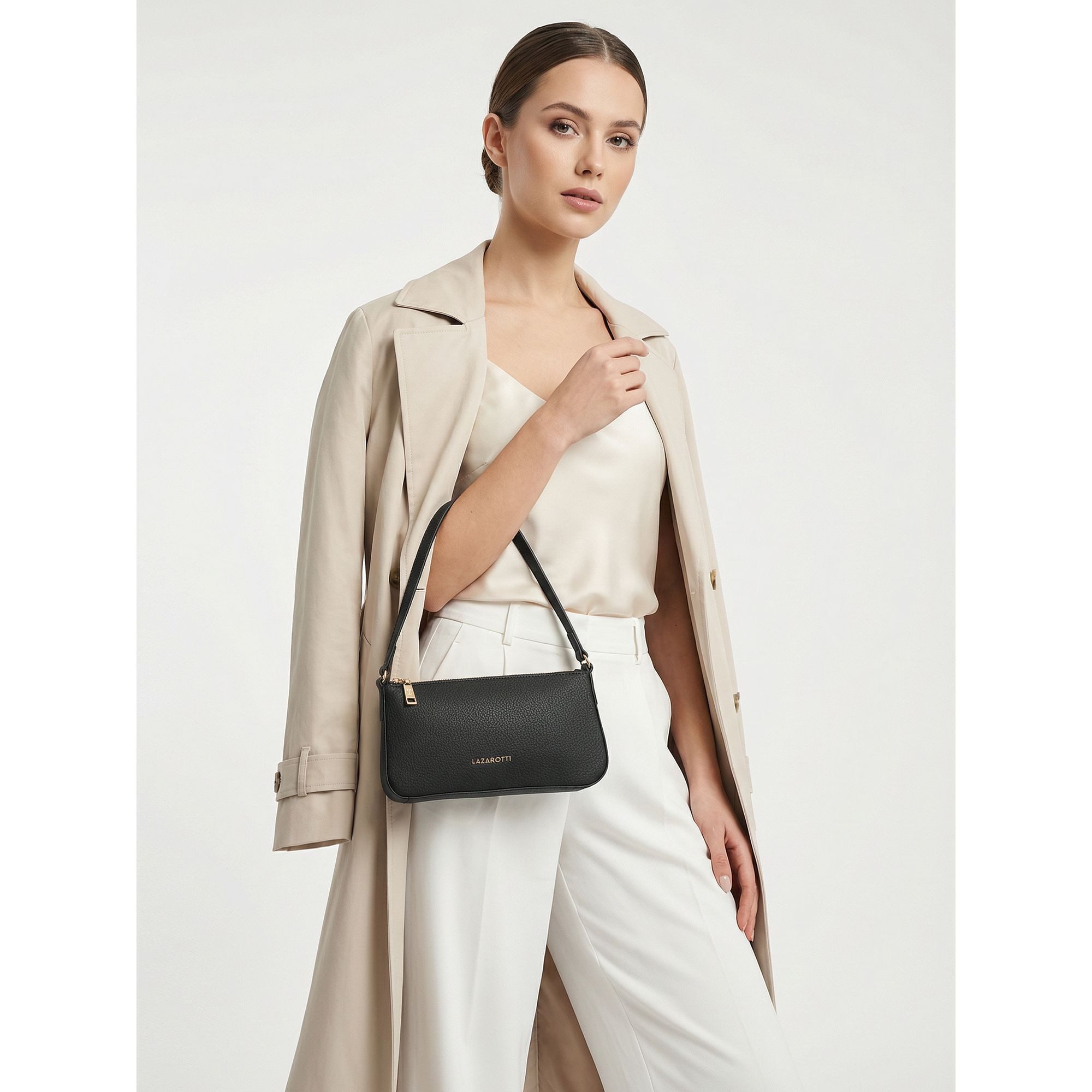 Lazarotti Schultertasche Bologna Leather, Leder